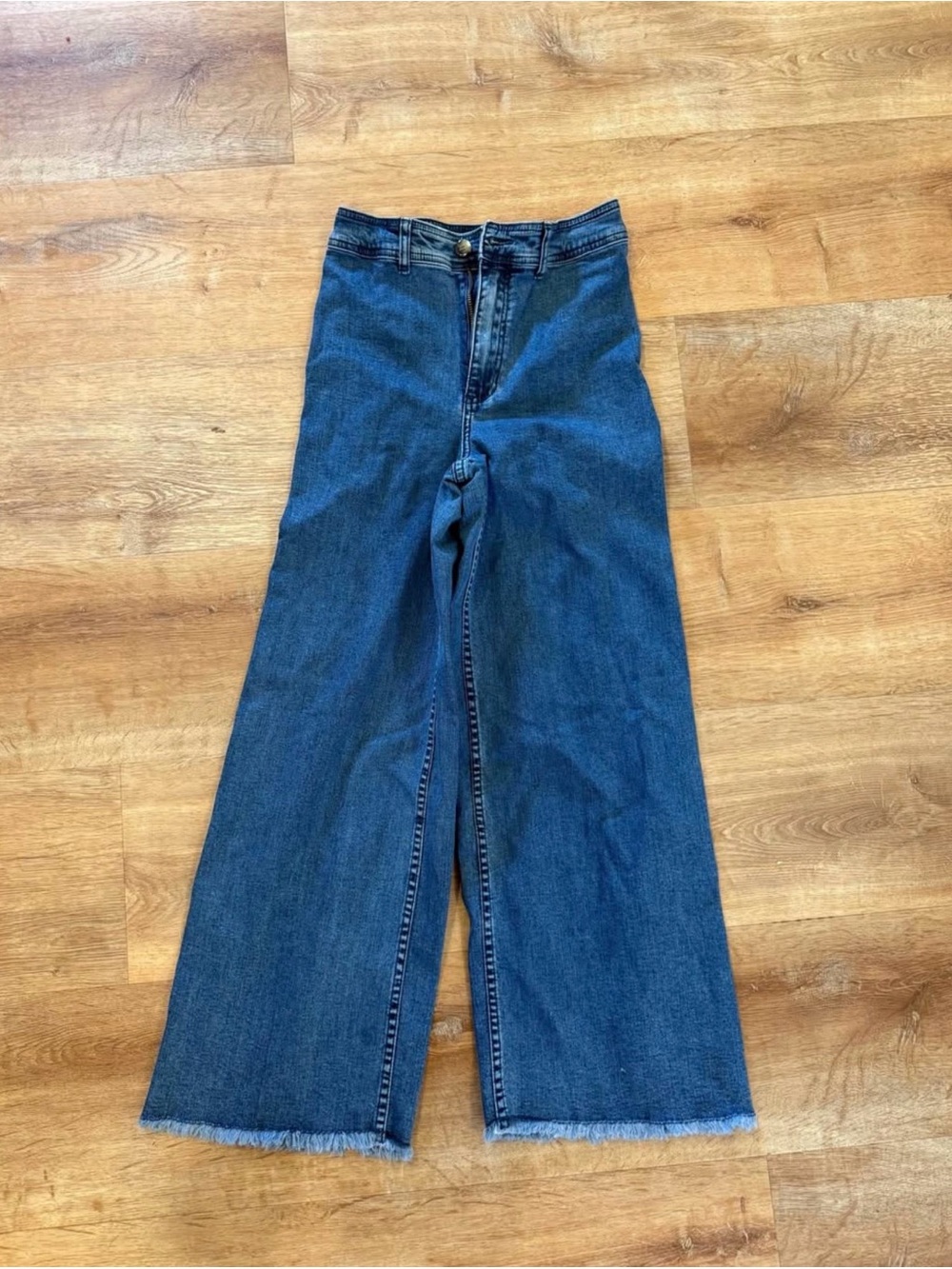 Billabong High-Rise Wide Leg Jeans in Dark Blue